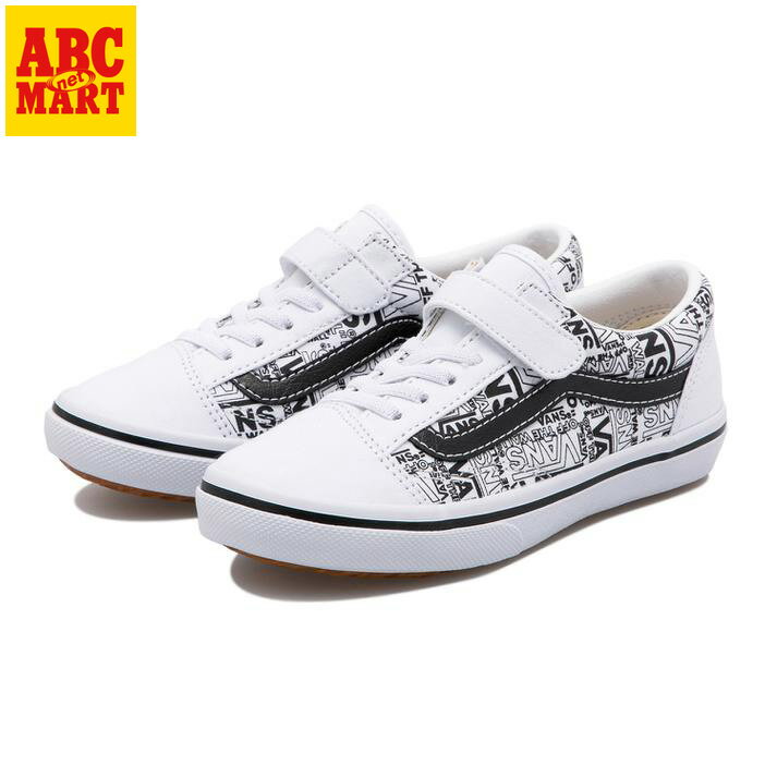 キッズ【VANS】 ヴァンズ OLD SKOOL(15-22) オールドスクール V36CJ P.LOGO WHITE LOGO