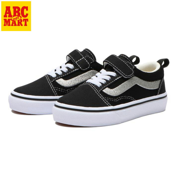 キッズ【VANS】 ヴァンズ OLD SKOOL(15-22) オールドスクール V36CS HGL BLACK/HGM