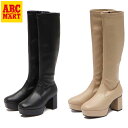 レディース 【ABC SELECT】 エービーシーセレクト SQ ST LONG 8 スクエアストームストレッチロングブーツ8 W3022