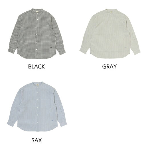【DANNER】 ダナー DANNER BANDCOLLAR CAVE LSSHIRT DANNER BANDCOLLAR CAVE LSSHIRT 425R7070201