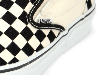 【VANS】 ヴァンズ SLIP ON スリッポン V98CLA　BLACK/WHT/CHK