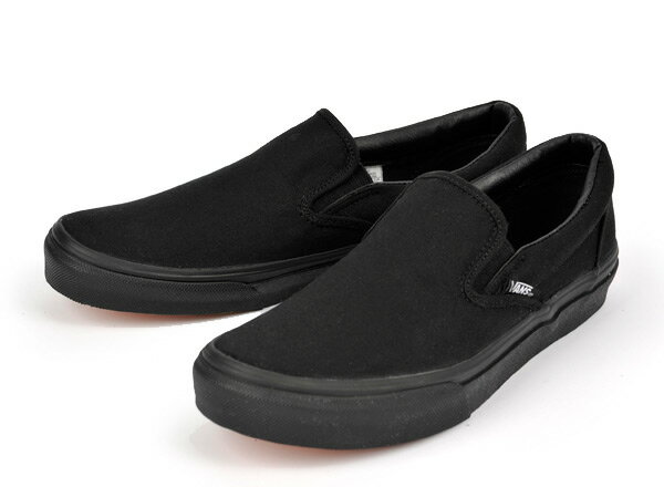  VANS  @Y SLIP ON Xb| V98CLA@M.BLACK