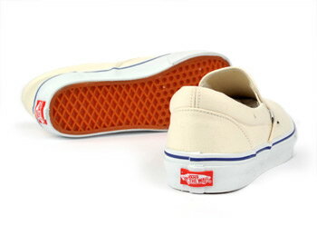 【VANS】 ヴァンズ SLIP ON スリッポン V98CLA　NATURAL