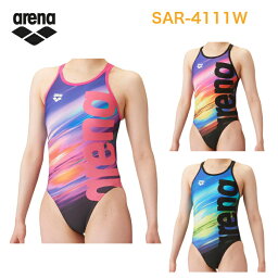 【送料無料】arenaアリーナ 【2024年春夏モデル】 ECOタフ トレーニングワンピース ( オープンバック ) TOUGHSUIT ダブルストラップ レディース 水着 トレーニング 練習用 スイムウェア 水泳 競泳 スイミング プール スポーツ ブランド SAR-4111W