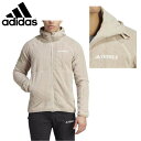 【15時までの注文で当日発送】アディダス adidas ジャケット パーカー アウトドア テレックス テックロック リバーシブル ハイパイルフリース フード付きジャケット 【MKW70】 カラー ワンダーベージュ IB1865(4)