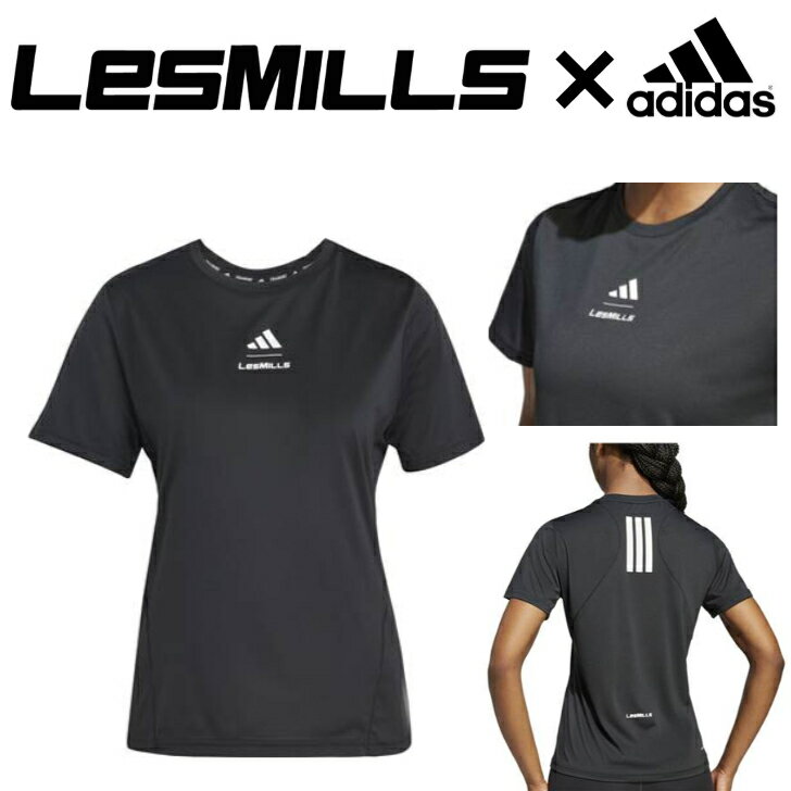 アディダス adidas レスミルズ ウェア 2025年春夏モデル Tシャツ レディース LES MILLS シンプル ブラック JJ1431 【 KRL49 ...