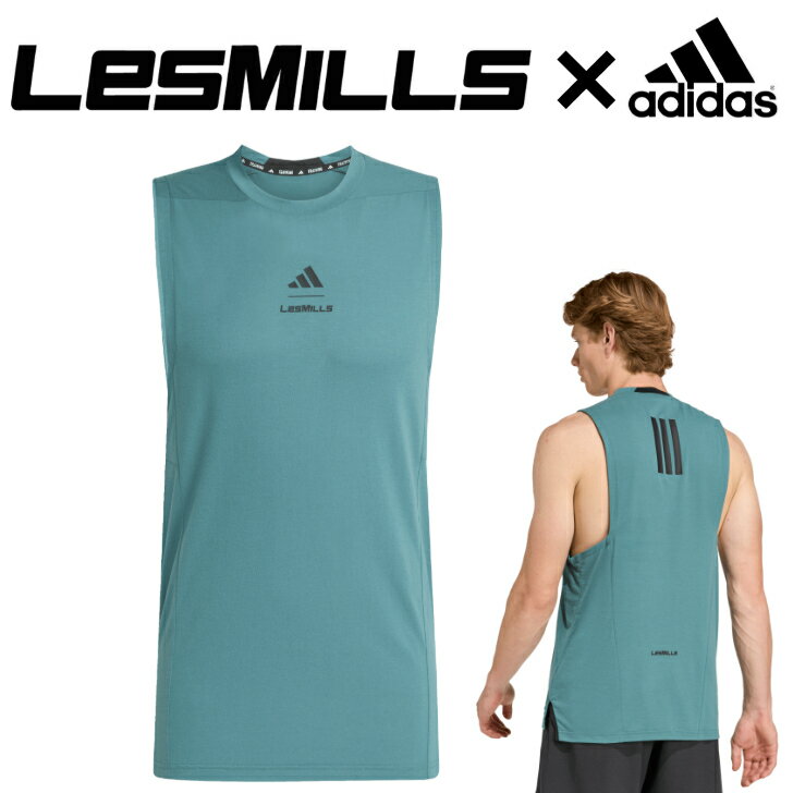 アディダス adidas レスミルズ タンクトップ ウェア 2025年秋冬モデル タンクトップ メンズ LES MILLS シンプル ブラック KD4347 【...