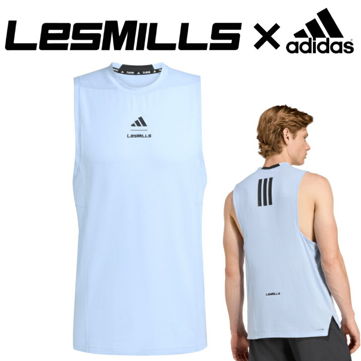 アディダス adidas レスミルズ タンクトップ ウェア 2025年秋冬モデル タンクトップ メンズ LES MILLS シンプル ブラック KD4348 【...