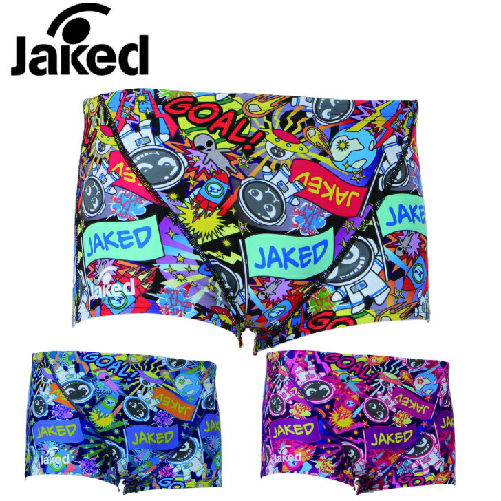 Jaked ジャケッド メンズ 男性 水着 トレーニング ショートスパッツ ショートトランクス マスターズ 競泳 ジャケド 練習用 フットマーク【2026SS】 830388