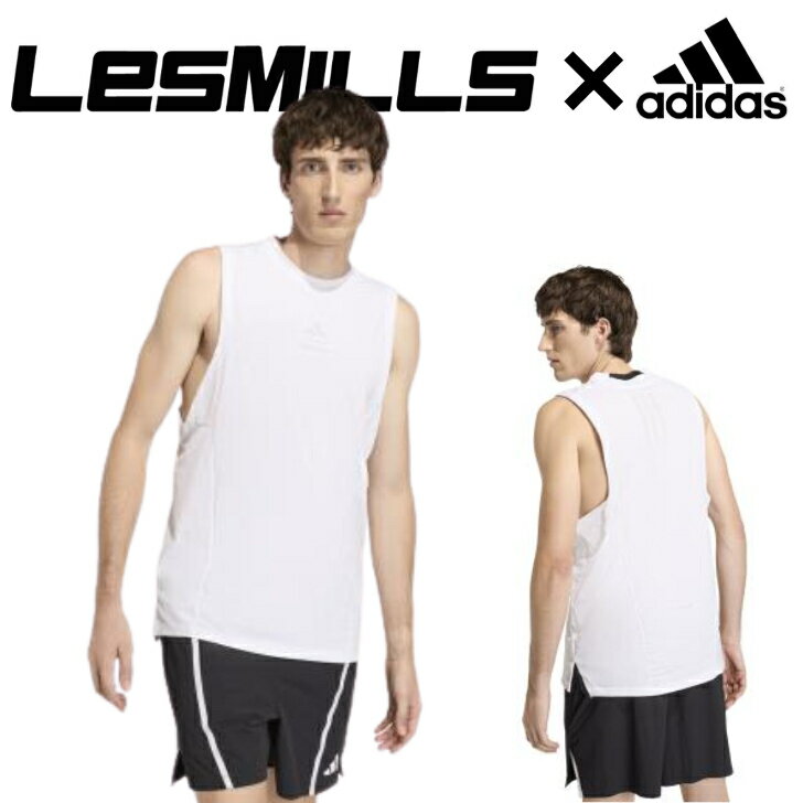 樂天商城 - アディダス adidas レスミルズ メンズタンクトップ ホワイト ウェア 2026年春夏モデル タンクトップ メンズ LES MILLS シンプル 【 KRL50-KS5926 】 トレーニング フィットネス トレーニングウェア トップス