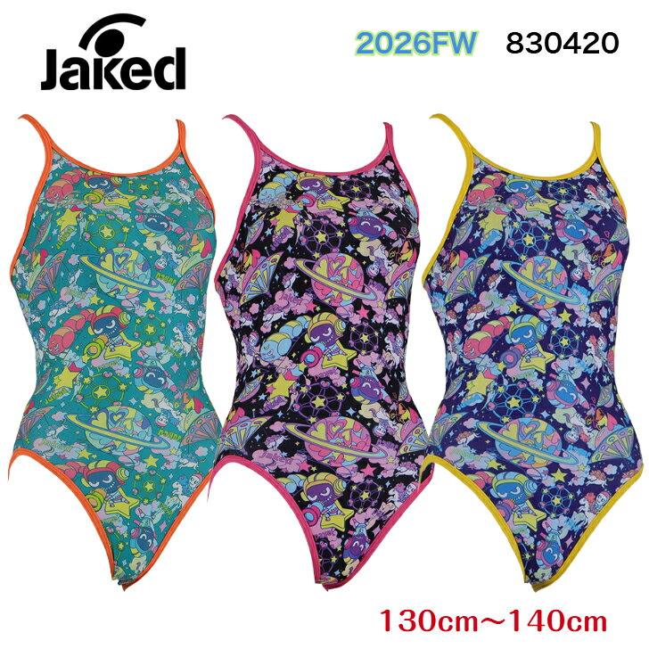 Jaked ジャケッド 水着 ガールズ ジュニア 練習用 【2026FW】 830420 水泳 競泳 レディース 水着 ハイパーバックスーツ Jaked トレーニング ワンピース 競泳 ジャケド 長持ち フットマーク