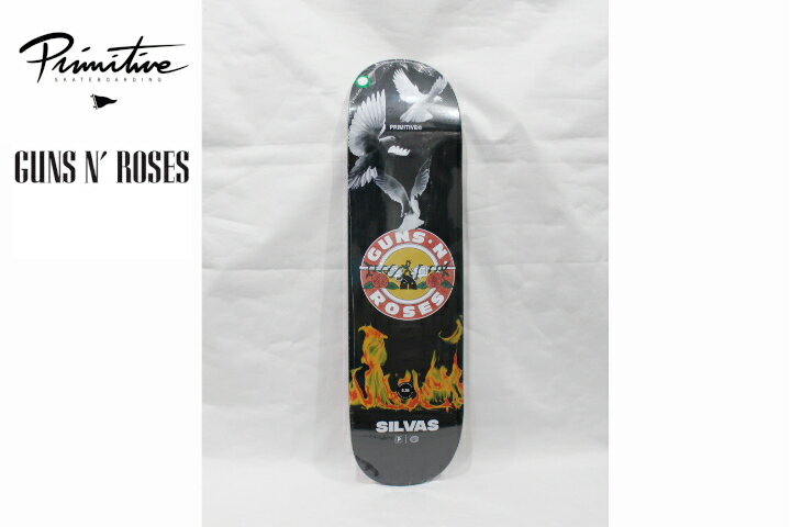 PRIMITIVE ץߥƥ֡PRIMITIVE SILVAS NEXT DOOR DECK BLACK 8.38D-PR-022