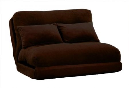 フロアソファベッド【Coron】ファブリック コロン ブラウン