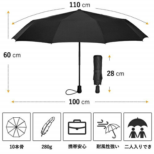 吸水カバー付き 折りたたみ傘 軽量 テフロン加工 超吸収 吸水 カバー付き TAIKUU 折りたたみ傘 軽量 丈夫な10本骨 Teflon超撥水 コンパクト 折畳み傘 晴雨兼用 手動開閉 おりたたみ傘 傘カバー付き 270g T10 (ブラック)