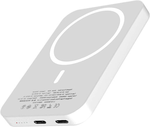 モバイルバッテリー 軽量 iphone マグネット式 最大15W ワイヤレス充電/20W Type-Cポート出力/PD対応 PSE認証済み iPhone13 / 12 シリーズ Galaxy S20など各種対応商品寸法 (長さx幅x高さ)9.2 x 6.5 x 1.2 cm (ホワイト) モバイルバッテリー 軽量 iphone マグネット式 最大15W ワイヤレス充電/20W Type-Cポート出力/PD対応 PSE認証済み iPhone13 / 12 シリーズ Galaxy S20など各種対応商品寸法 (長さx幅x高さ)9.2 x 6.5 x 1.2 cm (ホワイト)