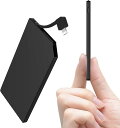 【IPHONE型】薄型 モバイルバッテリー 5000mAh 勤超薄 わずか6mm モバイルバッテリ 5000 だから軽い!薄い!勤超薄 ポータブルバッテリ 軽量...