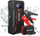 【リニューアル】ジャンプスターター 12V バッテリー エンジンスターター 23800mAh 最大電流3000A LCDディスプレイ 急速充電 ライト付き 車内...