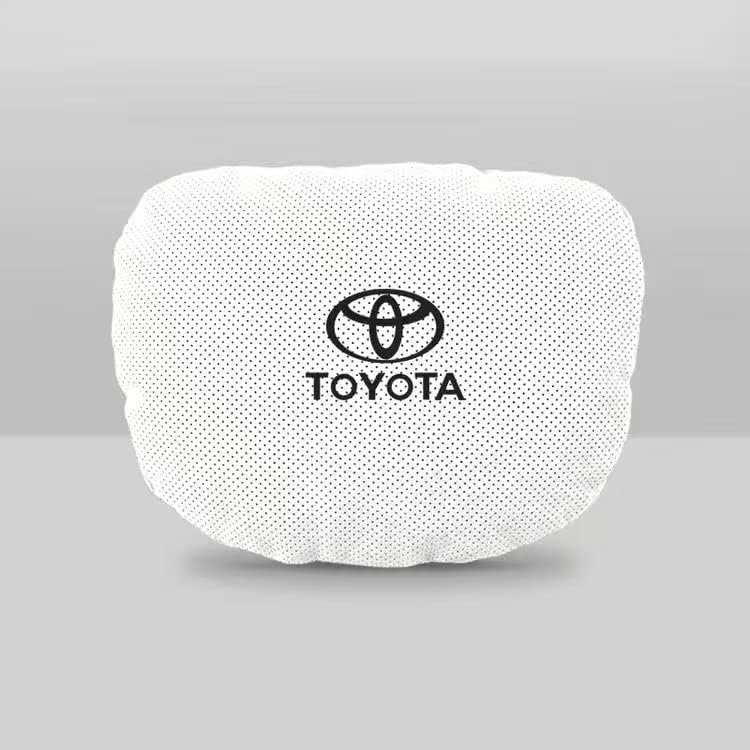 《通気性 柔らかい風合い》トヨタ TOYOTA 風 ネックパッド 1セット（1個） 車内装 車用 枕 ヘッドレスト 首あて 車シート 運転席 助手席 首枕 枕 シート枕 ネックピロー ヘッドレスト クッション ヘッドピロー ネックピロー 首元クッション 色：レッド