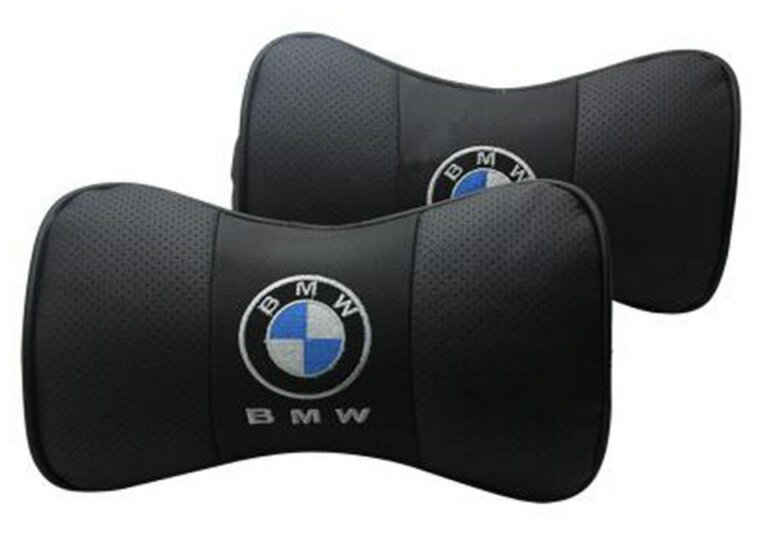 BMW 風 ネックパッド 1セット（2個）車内装 枕 シート枕 ネックピロー ヘッドレスト クッション ヘッドピロー ネックピロー 首元クッション 各色