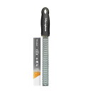 Microplane おろし器 正規輸入品 オリジナルレシピ付き 31.8×3.5×3.3cm ゼスターグレーター プレミアムシリーズ ブラック MP-0611(3)