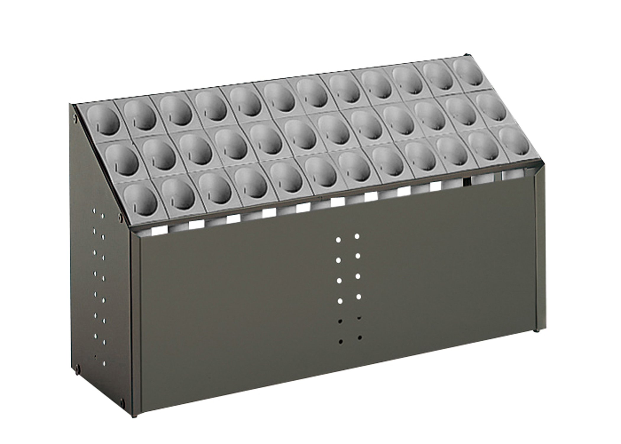 テラモト オブリークアーバン C36 施設向け 傘立て グレー 36本収納 UB-285-236 [正規代理店品]