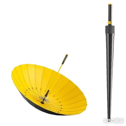 特大サイズ：開いた後、全長約96cm、直径約122cmの大型傘です。 2?3人が楽に宿泊できます。重さは約800グラム、骨は24本あるのでとても丈夫です。 超強力な防水能力：この長柄傘の傘布は二重層設計を採用しているため、超強力な防水能力を備えています。晴れた日に太陽光を避けるのにも使えます。傘布は高密度の防水二重衝撃布を採用しており、軽く振っても水滴が残りません。 ワンボタン開閉：この傘の外側と内側は異なる色で統一されており、生活にさまざまな色を添えます。ロングハンドルのデザインは高級感があり、スタイリッシュで美しいだけでなく、ワンボタンオープン機能も備えており、ボタンを1回押すだけで自動的に開きます。片手で簡単に開けられるので、車の乗り降りの際にとても便利です。 防水カバー設計：傘の外側には防水カバーが付いています。傘が濡れても、傘カバーをかぶせることで、室内や車内が濡れないように配慮しています。 詳細なデザイン: この傘は高品質の防水素材で作られており、耐久性を確保するために厳密にテストされています。 24本の骨は強度と耐風性に優れており、強風や大雨でも安定した状態を保ちます。