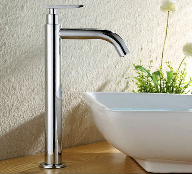 洗面用 シングルレバー 単水栓 手洗いボウル 30.5cm クラシック 洗面台 水道 冷水 おしゃれな蛇口 かっこいい オシャレな蛇口 モデルルーム 蛇口(単水栓のみ)（ホースなし）