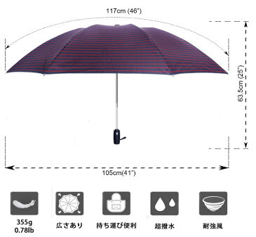 折りたたみ傘 Leebotree ワンタッチ自動開閉 逆折り式傘 逆傘 逆さ傘 高強度8本骨 耐強風 210T超撥水 大きい118CM 晴雨兼用 折り畳み傘 軽量 で収納ポーチ付き 梅雨対策 アウトドア用　旅行用【 在庫 1点限り 】