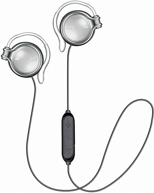 【Bluetooth5.0 耳掛け式 】 Bluetooth イヤホン 耳掛けヘッドホン 耳に塞がず 自動ペアリング JVC HA-AL102BT ワイヤレスイヤホン 耳掛け式/Bluetooth HA-AL102BT-S リモコン マイクを搭載 色 シルバー