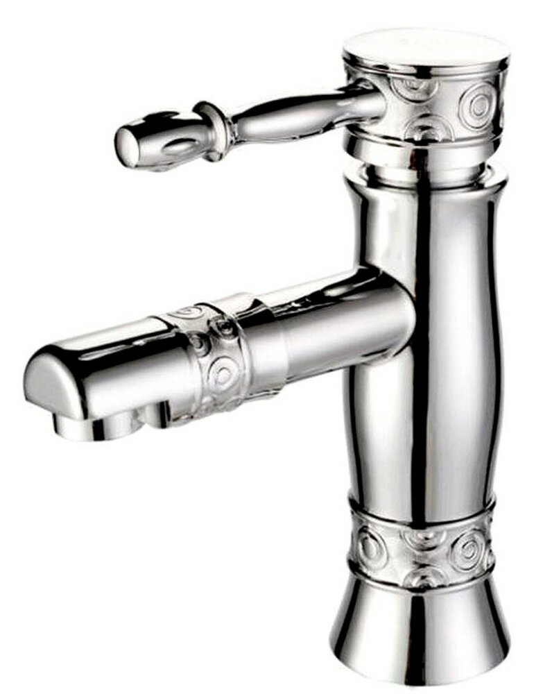 K6 洗面用 アンティーク 混合水栓 蛇口 シングルレバー 家庭用 店舗用水栓 業務用 立水栓 ヨーロッパ風 手洗いボウル用 混合栓 洗面台 360°回転 取り付けホース付き (混合水栓) おしゃれな蛇口 かっこいい オシャレな蛇口 モデルルーム 蛇口 ゴージャス 豪華な蛇口