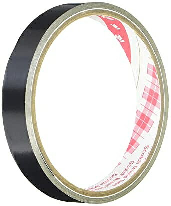 楽天abc通販3M 導電性アルミ箔テープ 3M 絶縁機能付き黒色導電アルミ箔テープ No.AL-37BLK 19mm幅x3m