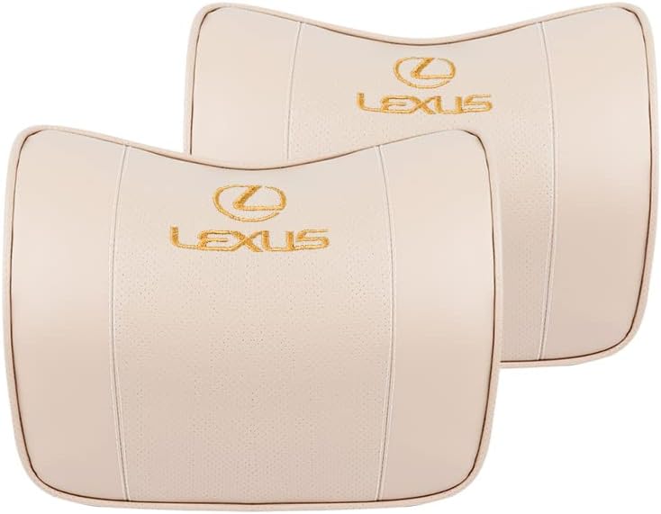 【各車種ロゴ入り】《刺繍 高級ヘッドレスト》 レクサス LEXUS トヨタ TOYOTA日産 NISSAN メルセデスベンツ Mercedes BENZ 【並行輸入品】色 ：各色