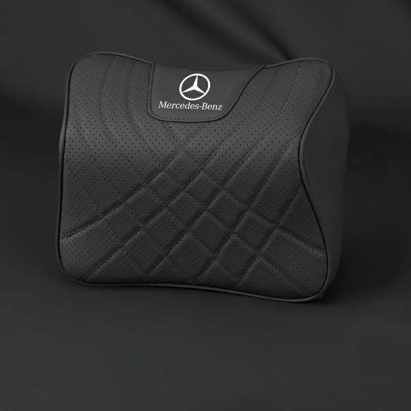 【 色 車種 選択可能 】メルセデスベンツ ベンツ トヨタ 日産 レクサス など Mercedes-Benz 風 ヘッドレスト ネックパット 車用 枕 ヘッドレスト 首あて 車シート 運転席 助手席 首枕 クッション ヘッドピロー ネックピロー ネックパッド 1セット（1個） 受注生産
