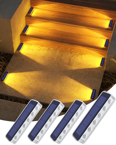 DetarZinLED IP68防水 1000mAh大容量電池 ソーラーライト 屋外 太陽光充電 自動点灯/消灯 ガーデンライ..