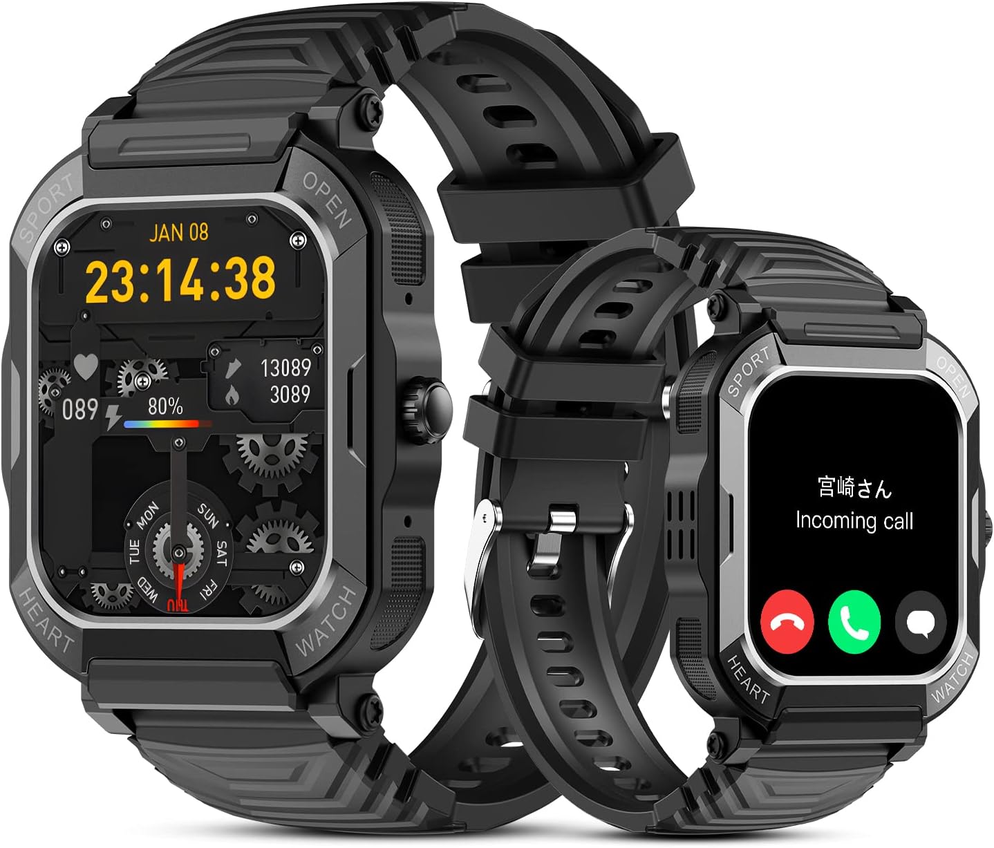 Siriб ޡȥå ѵ 1.91 õǽդ å Smart Watch GPSưϿ ư...