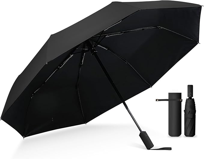 UVカット率100% 完全遮光 日傘 段階収納 晴雨兼用 軽量 280g スマートセーフティロック機能 コンパクト 折りたたみ レディース メンズ 男女兼用 遮熱 携帯便利 ワンタッチ自動開閉