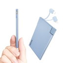 TNTOR モバイルバッテリー 軽量 小型 iPhone 14/13/12対応 携帯充電器 4.5mm 2500mAh 超薄 スマホ充電器 IOSケーブル内蔵 ...