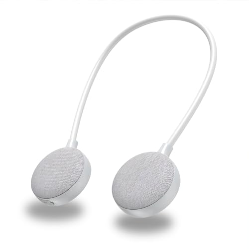ネックスピーカー ウェアラブルスピーカー Bluetooth5.0 首掛け ワイヤレステレビ用スピーカー 3Dサラウンド 肩掛けスピーカー 防水 連続再生10時間 急速充電 TFカード対応 ハンズフリー通話/スポーツ
