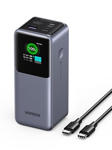 UGREEN Nexode ХХåƥ꡼ (20000mAh130W) 3ݡ USB-C2 USB-A1 ׿TFTǥ...