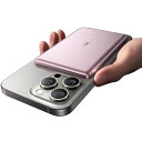 TORRAS モバイル バッテリー 超小型 軽量 iPhone かわいい MagSafe対応 マグセーフ充電器 PSE技術基準適合 ワイヤレス充電器 マグネット式 急速充電 トーラス 5000mAh iPhone&Android対応 バラ色
