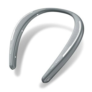 ネックスピーカーBluetooth 5.3 ワイヤレス ウェアラブルネックスピーカー 88g軽量 首掛けスピーカー テレビ用/ハンズフリー通話/スポーツ用 Zoom/Skype 対応 生活防水対応 (grey) Mongeese