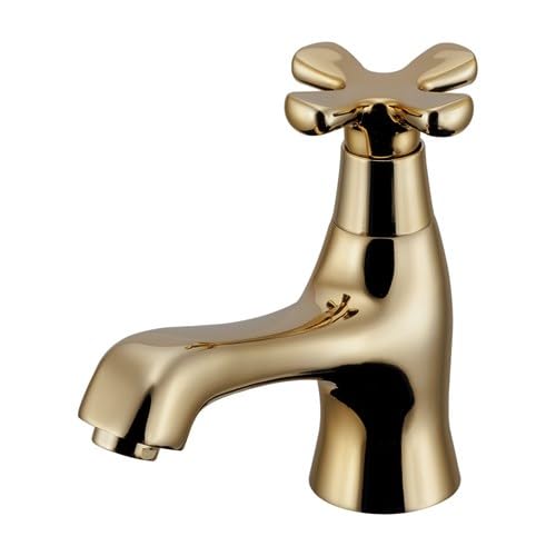 乐天商城 - 【アンティーク水栓】 水栓金具 蛇口 店舗 モデルルーム カクダイ【716-831-AG】立水栓//アンティークゴールド 水栓金具
