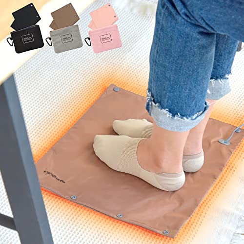 電気ホットマット 一人用 USB ミニ 38×35cm 足温器 電気マット 電気あんか 極薄 キャンプ 電気ひざ掛け..