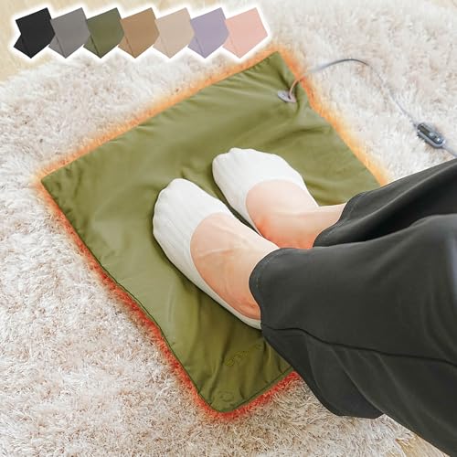 電気ホットマット 一人用 USB ミニ 38×35cm 足温器 電気マット 電気あんか 極薄 キャンプ 電気ひざ掛け..