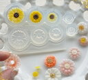 【ガーベラ】 花芯型付き/シリコンモールド/花/フラワー/型/フラワー立体型