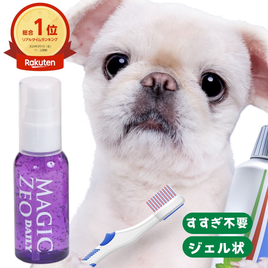 ＼ワンダフルデー／ ペット用品 犬 マジックゼオ デイリー おやつプレゼント中 犬 歯石取り 犬 歯磨き粉 ジェル状 ペースト デンタルケア 歯石 黄ばみ 口臭予防 magiczeo イオン歯磨き 歯みがき マジックミスト 犬 歯石 歯垢 口腔ケア 歯みがきジェル