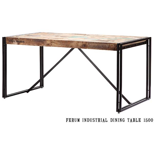 ディーボディ 110806 フェルム インダストリアル ダイニングテーブル 1500 INDUSTRIAL DINING TABLE 1500 d-Bodhi FERUM アスプルンド ASPLUND 【送料無料】(403-130311-120)
