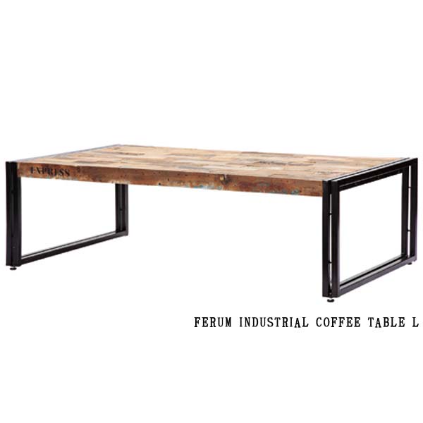 ディーボディ 111063 フェルム インダストリアル コーヒーテーブル(L)幅120cm INDUSTRIAL COFFEE TABLE L d-Bodhi FERUM アスプルンド ASPLUND 【送料無料】(403-130311-124)