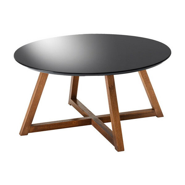 PRT-800BK 80cm幅 リビングテーブル センターテーブル ローテーブル ソファーテーブル モダン MKマエダ ピュルテ 【送料無料】