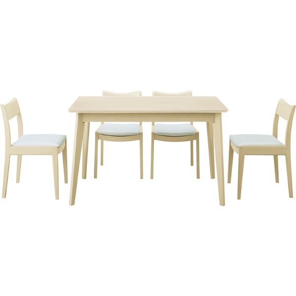 DT-05-135 WW MBR ダイニングテーブル チェリー 長方形 食堂テーブル 単品販売 4人用 食堂テーブル 食卓 机 天然木 カラバリ cherry 【送料無料】 [3]